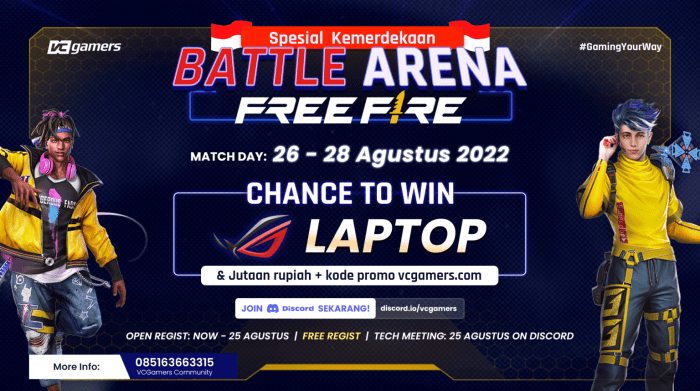Turnamen Free Fire Disiarkan Langsung di Facebook Gaming