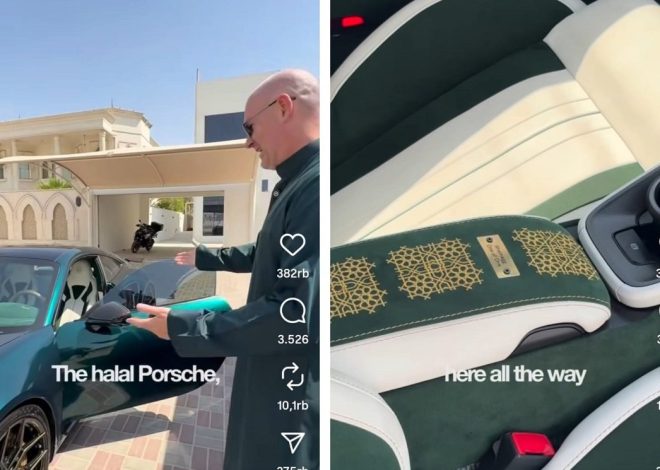 Porsche Viral Halal Memuat Ayat Kursi dan Hanya Boleh Memutar Alquran